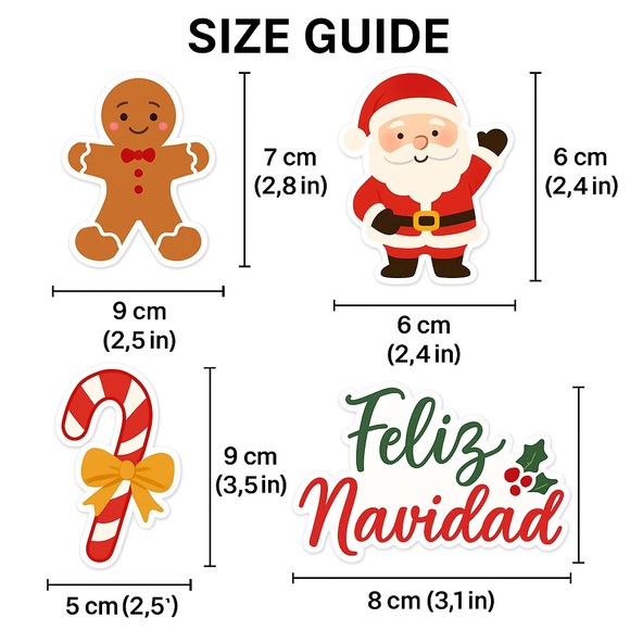 Christmas Holiday Sticker Set - Picture 4 of 9